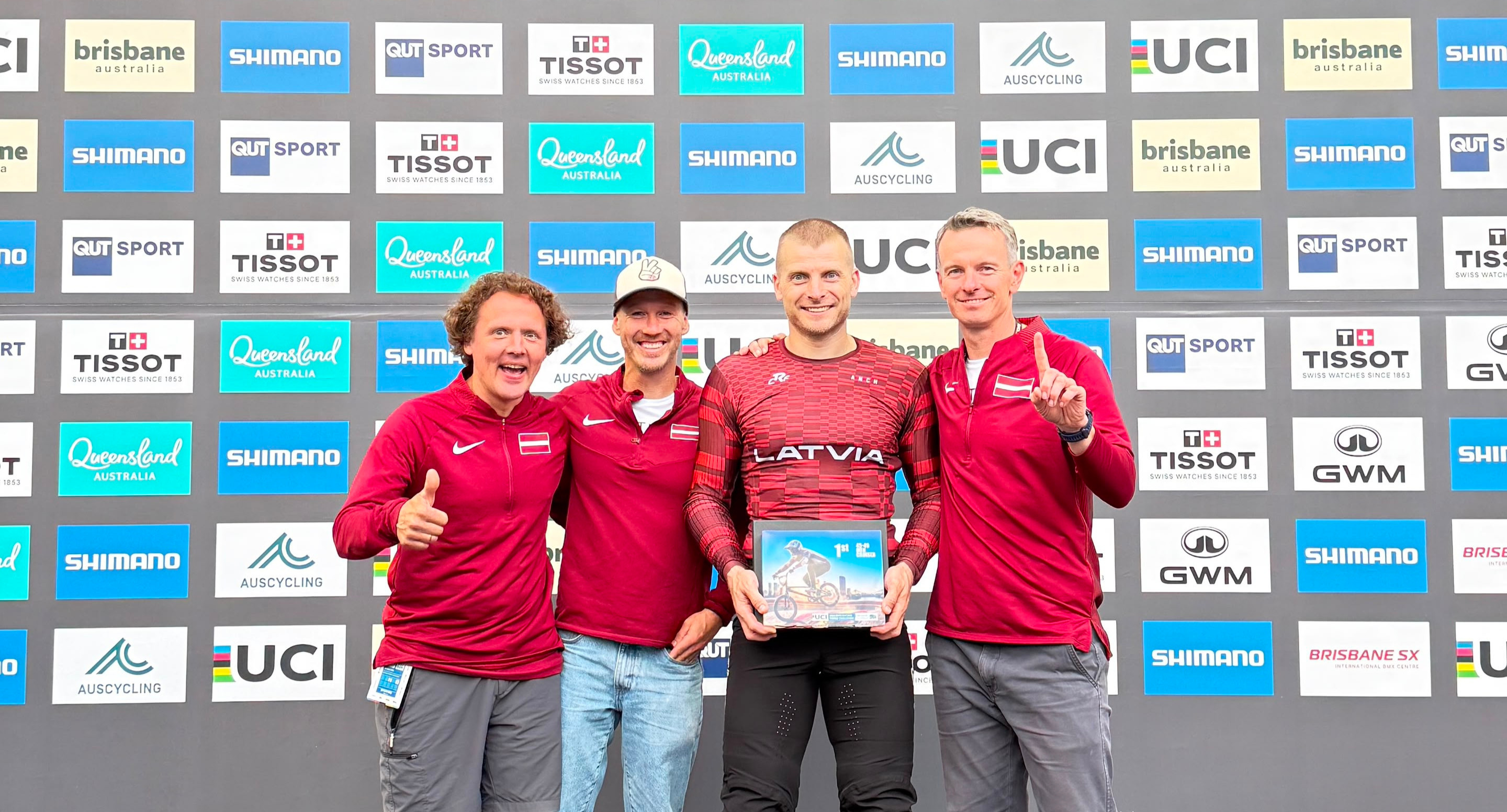 Jonkus ļoti pārliecinoši triumfē UCI BMX Pasaules Challenge čempionāta krūzeru M45 – 49 grupā