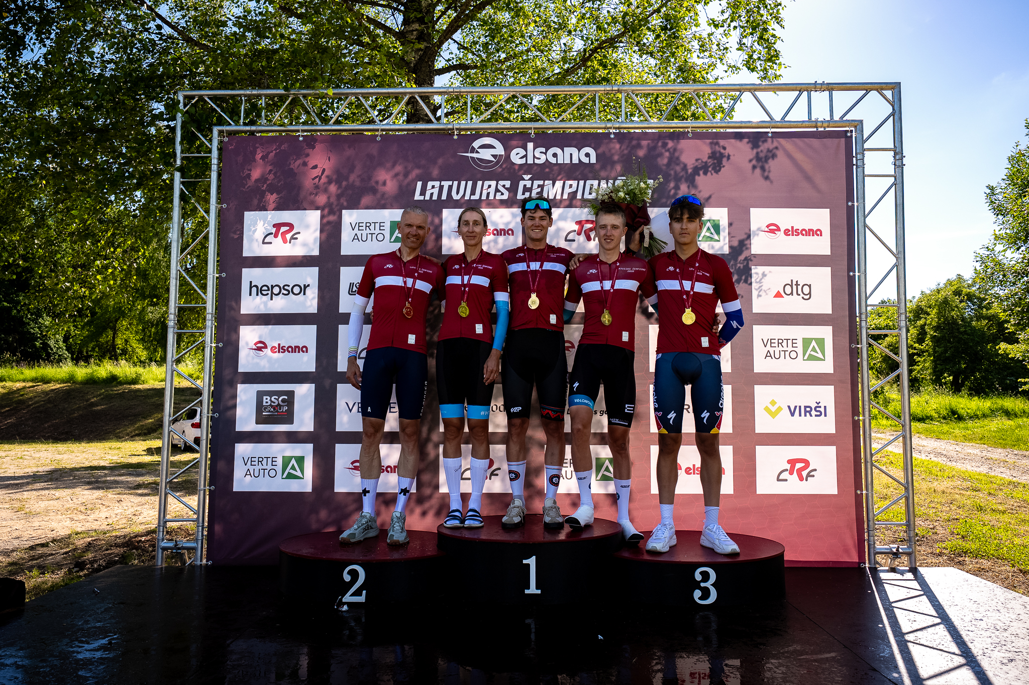 Elsana Latvijas čempionāta šosejas riteņbraukšanā ITT braucienā REZULTĀTI + FOTO IEVADS