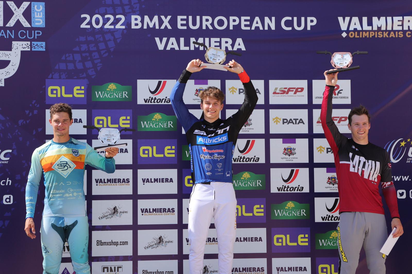 Krīgers izcīna trešo vietu Eiropas BMX kausā Valmierā