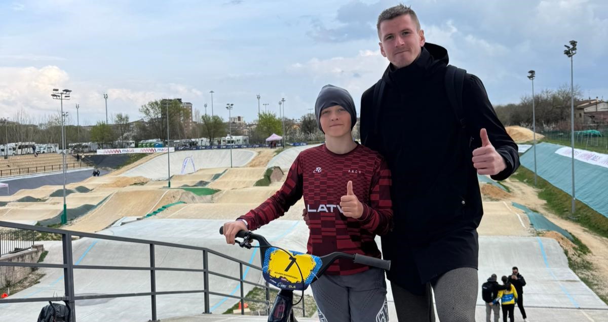 Baranovskis un Jonkus uzvar arī otrajā UEC BMX EK posmā; latviešiem sešas godalgas