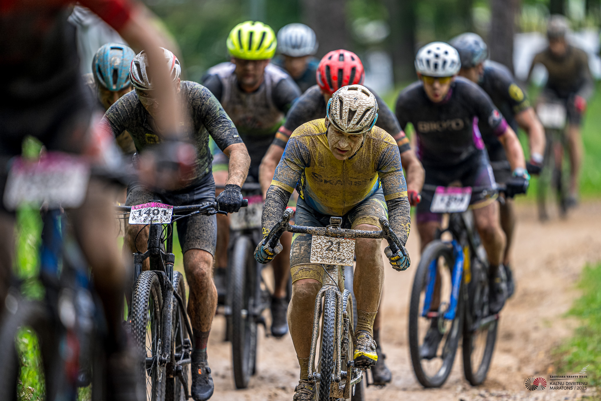 LVM MTB un Gravel maratona sezona finišēs Ogres Zilajos kalnos