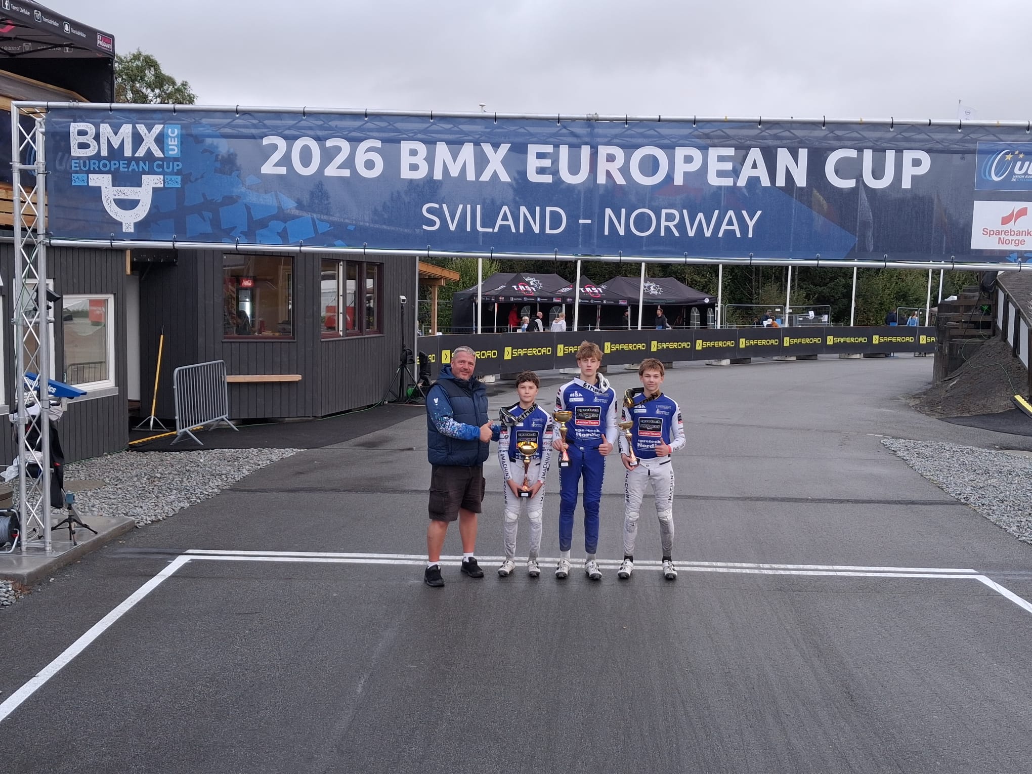 Zemītis un Turkins uzvar; Švalkovskis trešais UEC BMX Eiropas kausa 9. posmā