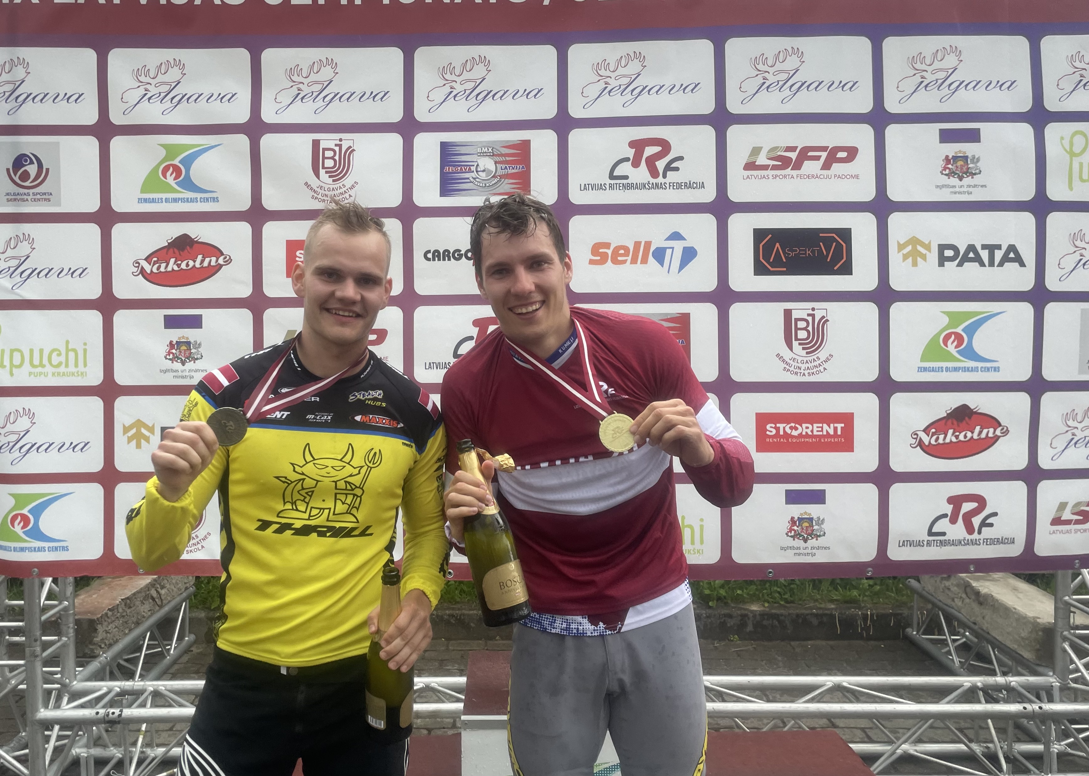 Krīgers un Pētersone Jelgavā kļūst par Latvijas elites čempioniem BMX (REZULTĀTI)