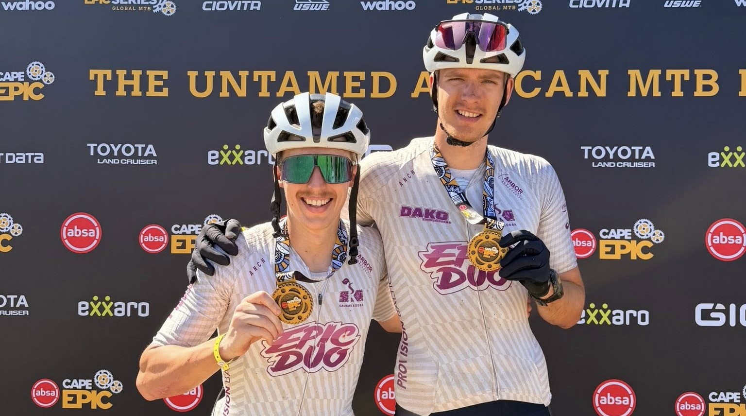 Latvijas dueti godam noslēdz “Absa Cape Epic”
