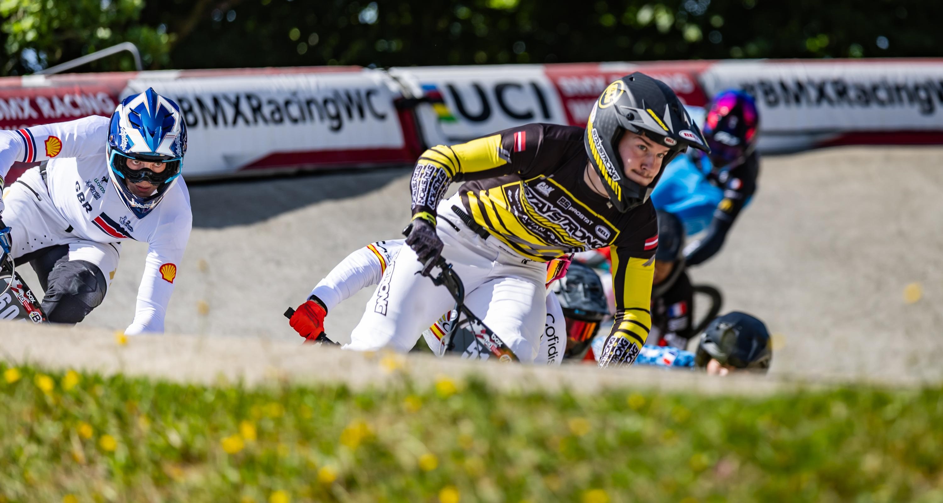 Langmanis izcīna 12. vietu Pasaules kausa 4. posmā BMX superkrosā