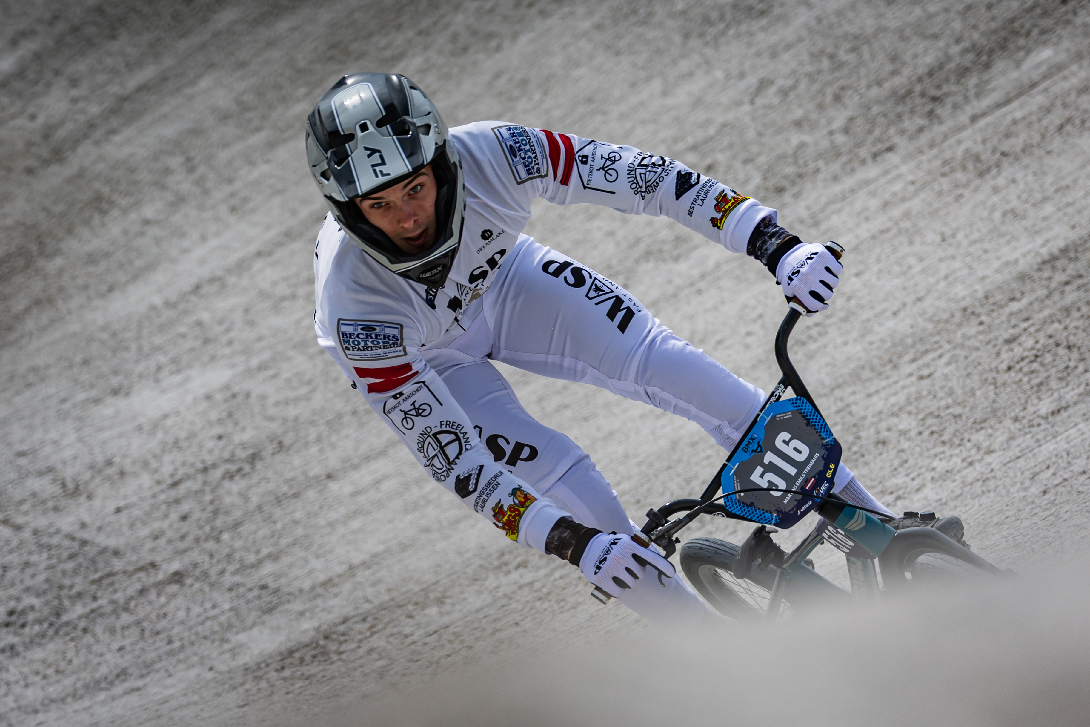 UEC BMX Eiropas kausa 4. posmā Treimanis skarbā finālbraucienā izcīna piekto vietu