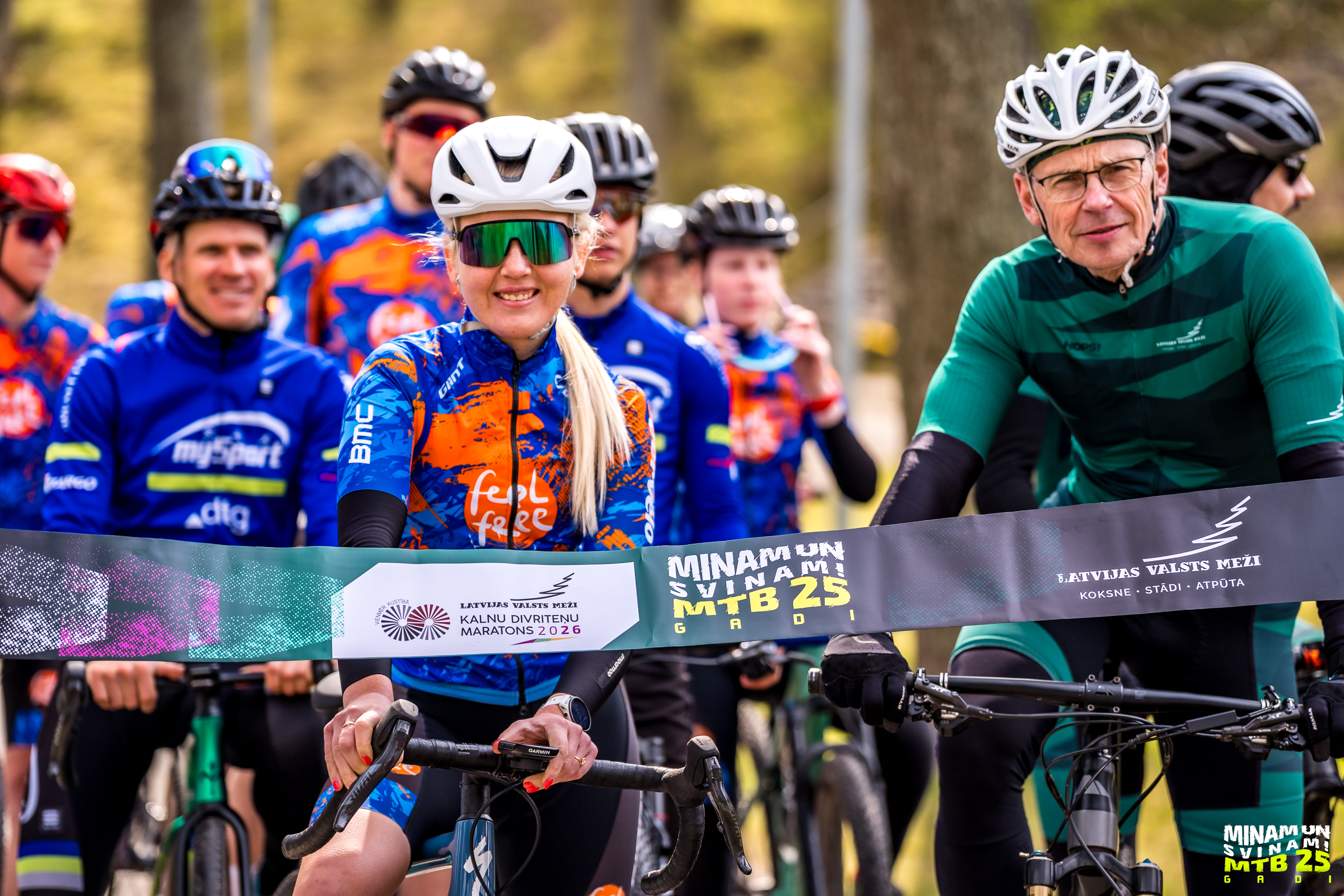 Ar vadošo komandu draudzības braucienu ieskandināta jaunā LVM MTB un Gravel veloseriāla sezona