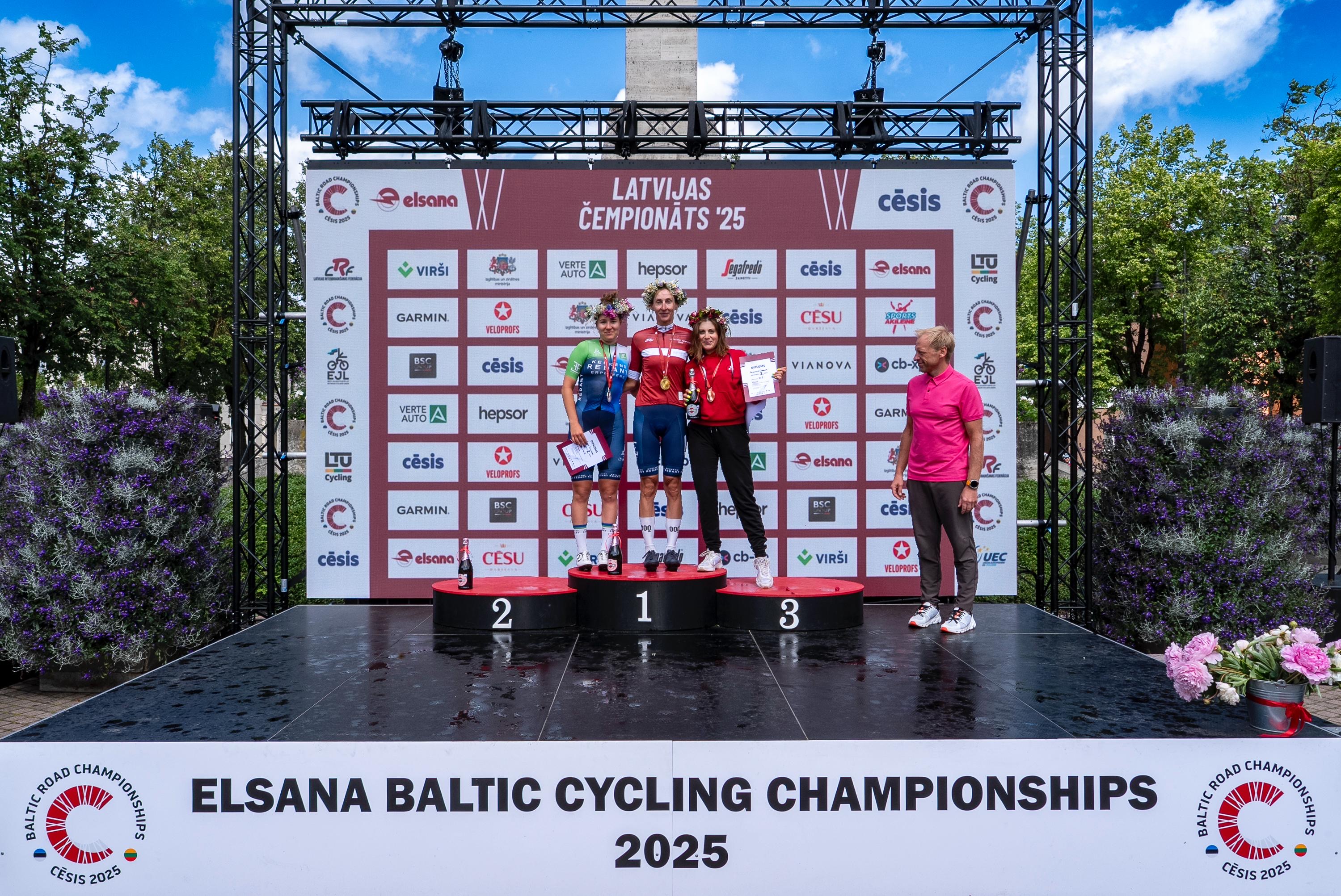 Baltijas čempionātā elitē sievietēm uzvar igauniete, emocionāls pirmais Latvijas tituls grupas braucienā Rožlapai