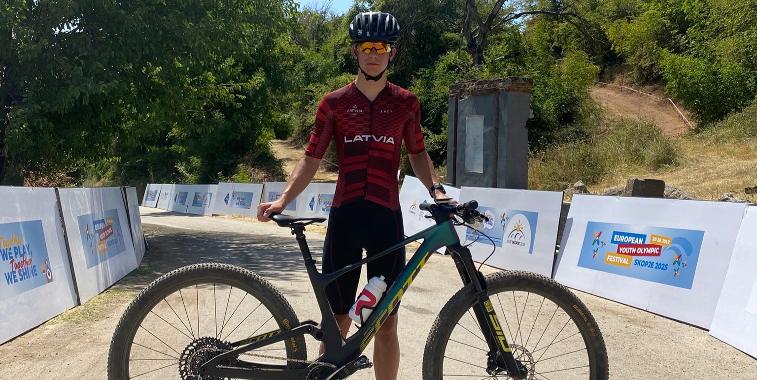Trešdien plkst. 12:00 Alvis Pivors startēs EYOF MTB XCO krosa sacensībās