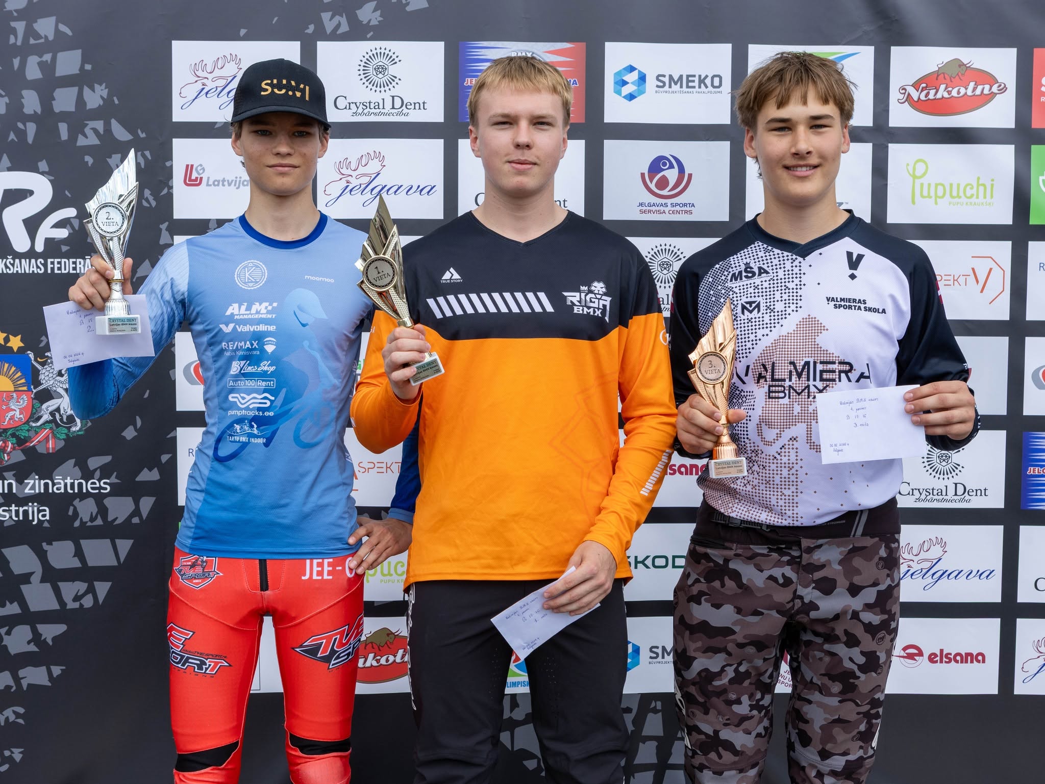 “Crystal Dent” BMX LK posmā Jelgavā  jauniešu grupās triumfē “RRS/BMX Rīga” braucēji un mājinieces