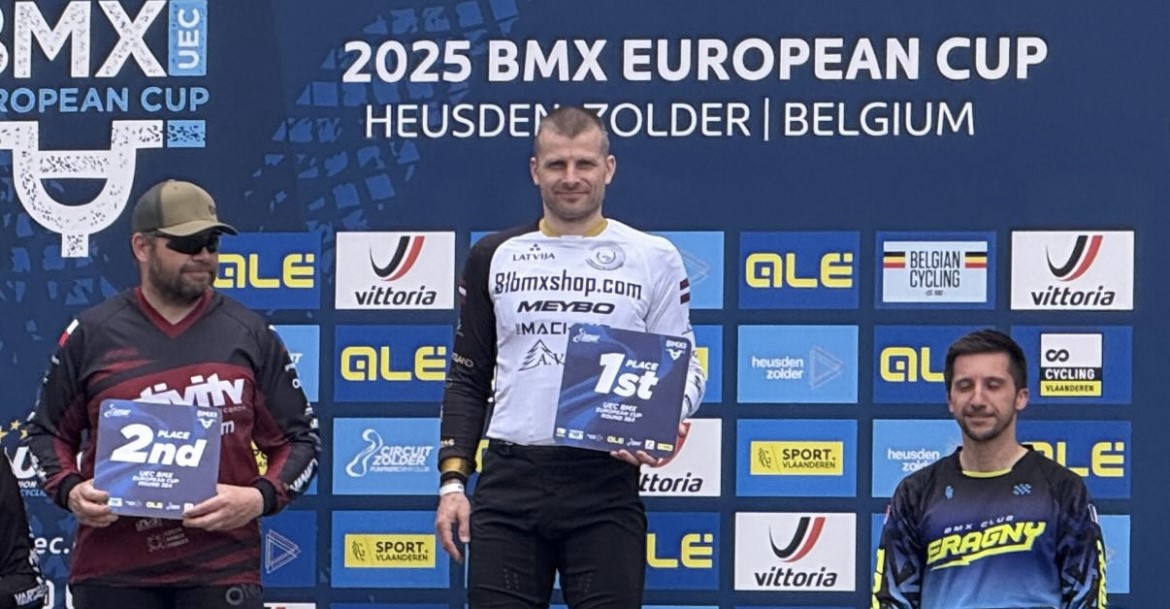 “Mītavas kumeļu” krūzeriem un Švalkovskai godalgas UEC BMX EK 4. posmā